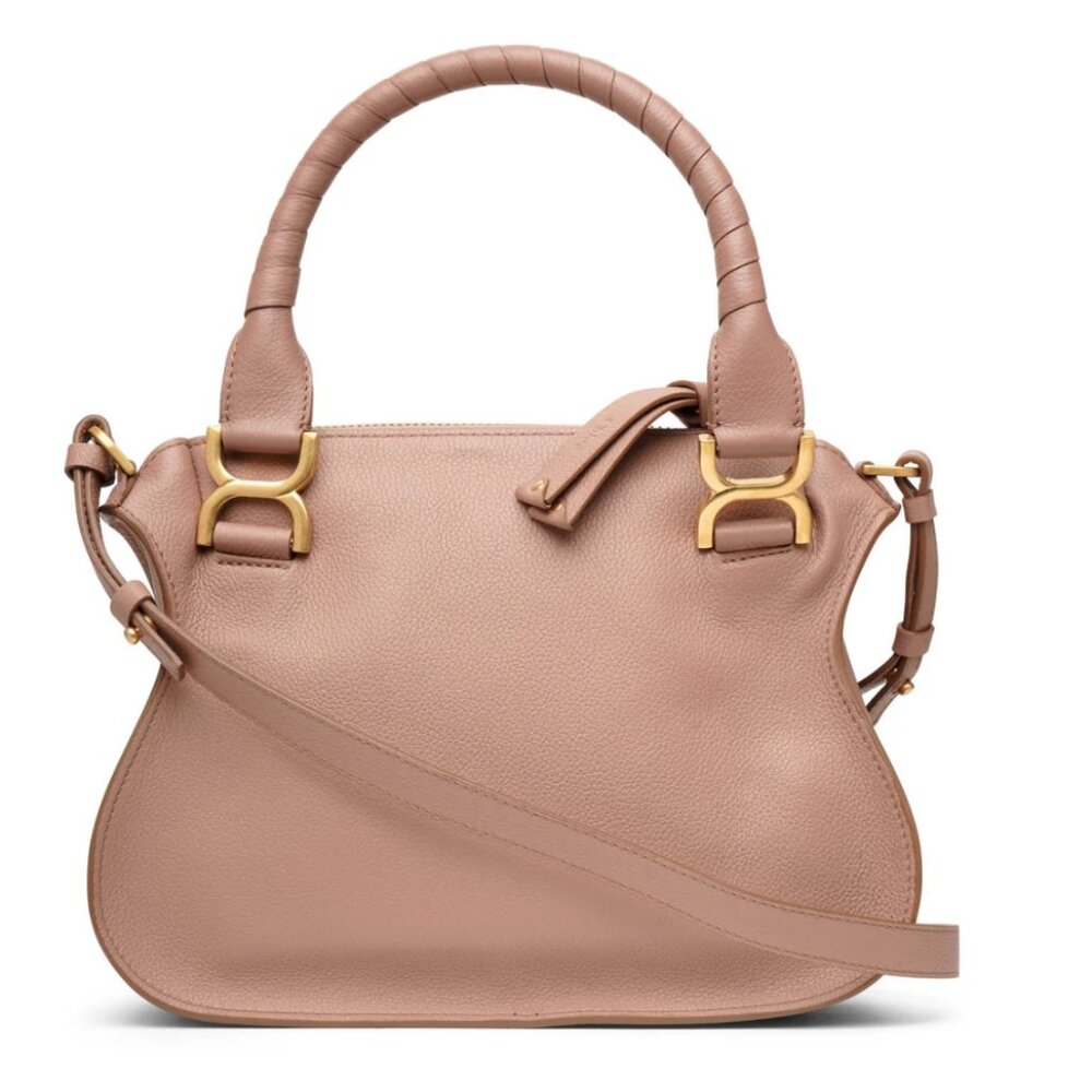 Chloé Marcie Light Pink Satchel Shoulder Bag Authentic (retails $2,690) - Picture 5 of 8